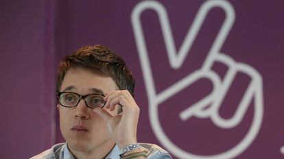 El dirigente de Podemos, &Iacute;&ntilde;igo Errej&oacute;n.