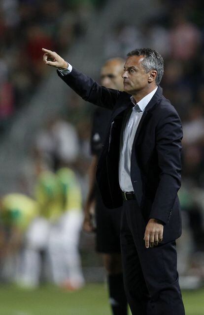 El entrenador del Elche, Francisco Escriba.