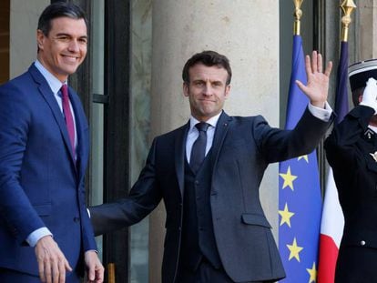 Pedro Sanchez y Emmanuel Macron