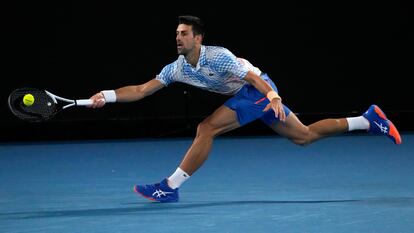 Djokovic, durante la final. 