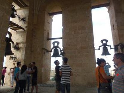 Visita a la torre campanario de la catedral de Segovia.