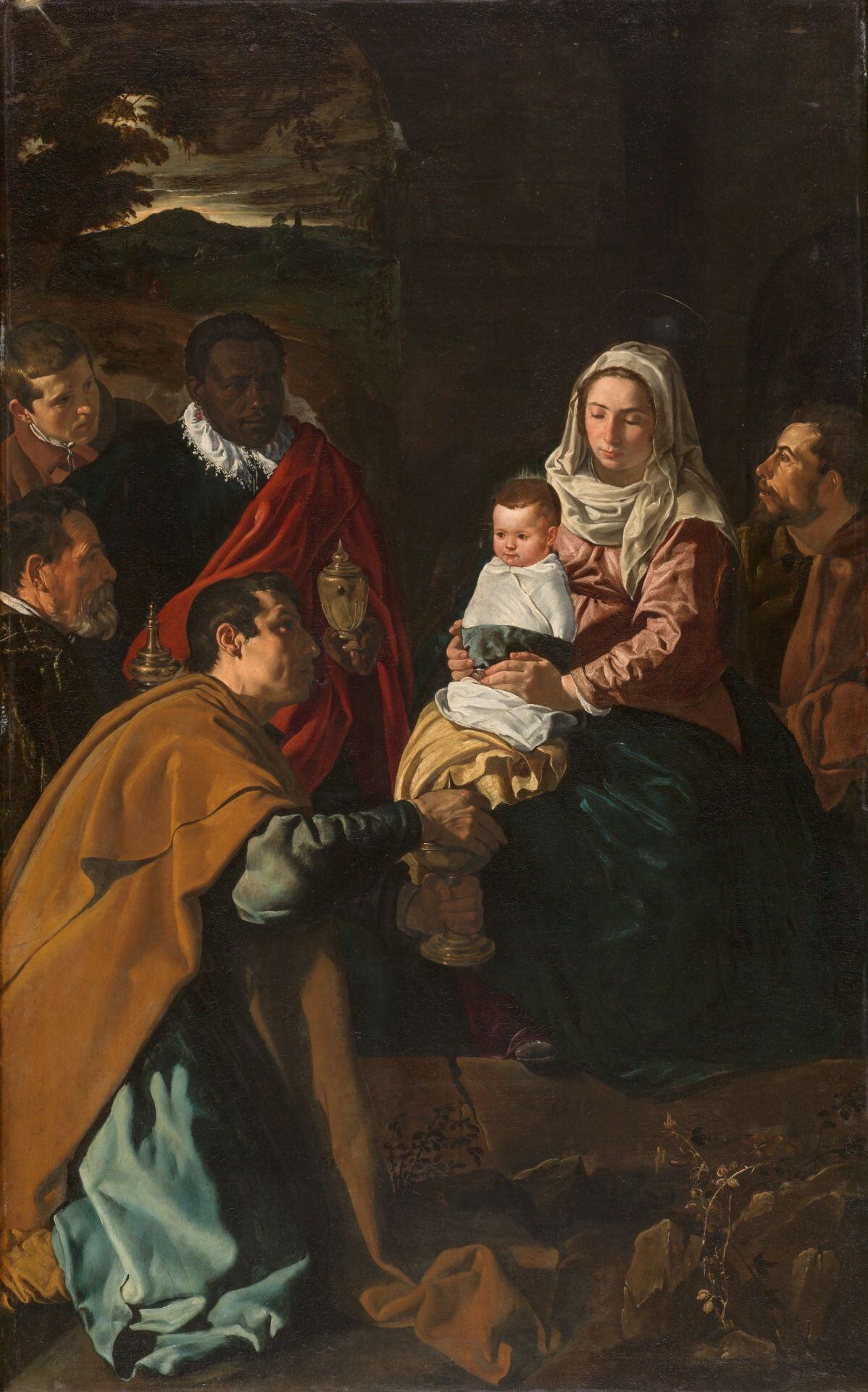 'Adoración de los Reyes Magos' (1619), óleo pintado por Velázquez y expuesto en el Museo del Prado.