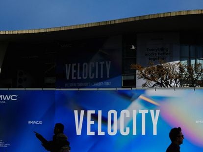 El eslogan del MWC de la edición de este año, 'Velocity'