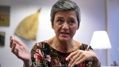 La comisaria de Competencia, Margrethe Vestager.