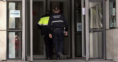 Registro en el Ayuntamiento de Getafe. 