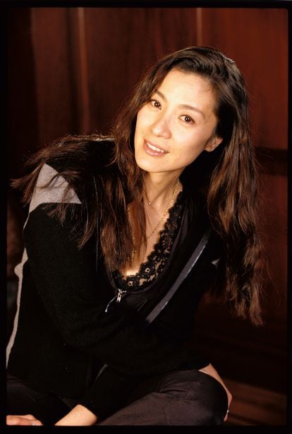 Una joven Michelle Yeoh en un retrato promocional de 1989.