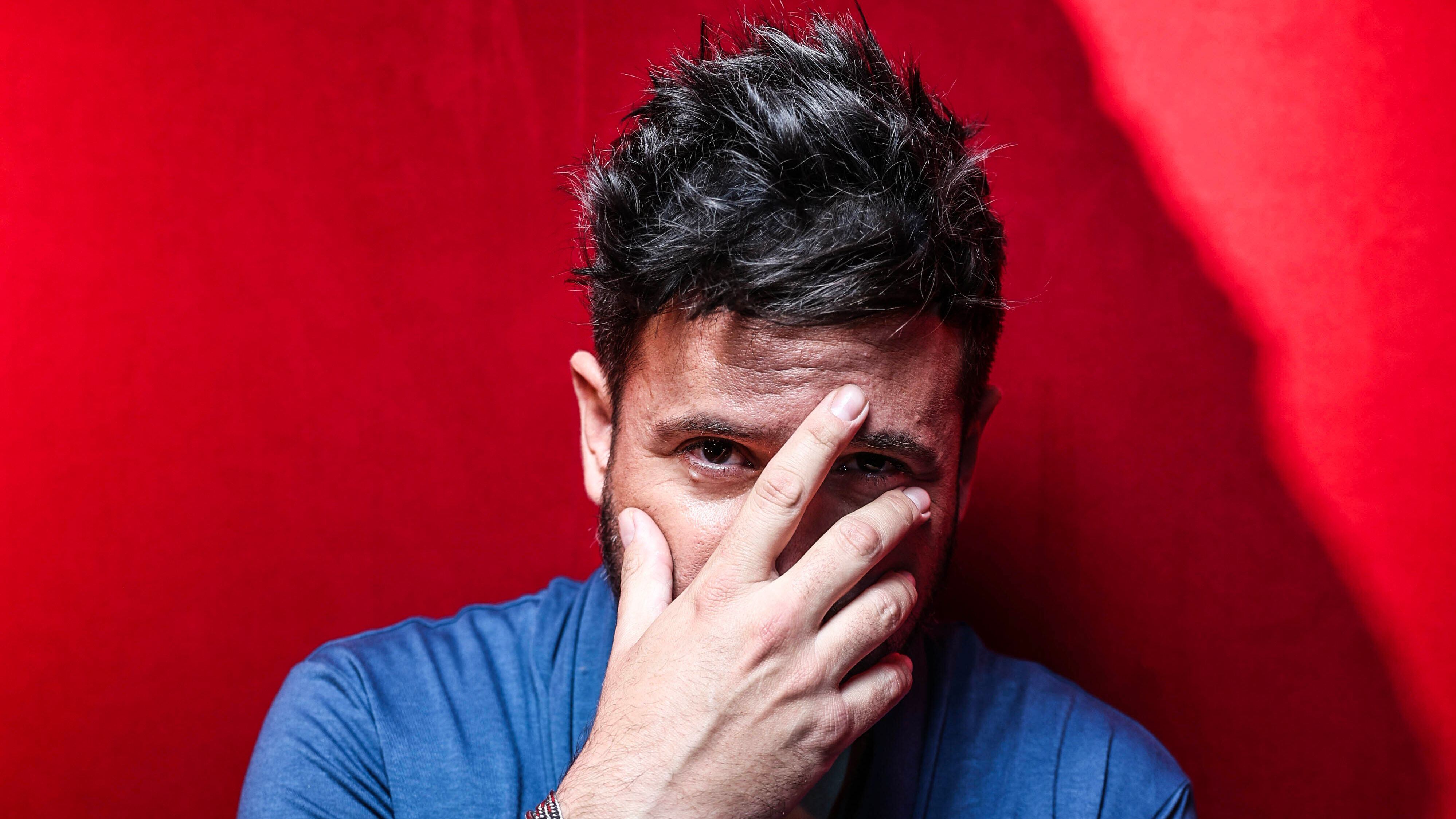 Pablo López en su nuevo estudio de grabación, en Madrid.