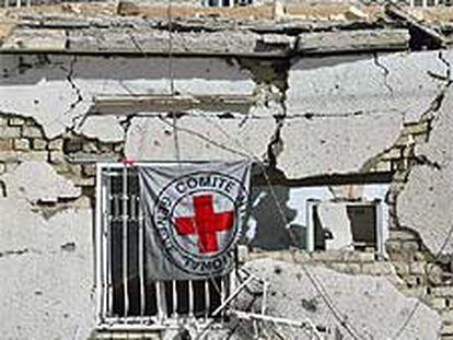 Centro de la Cruz Roja en Bagdad (Irak) destruido en octubre.