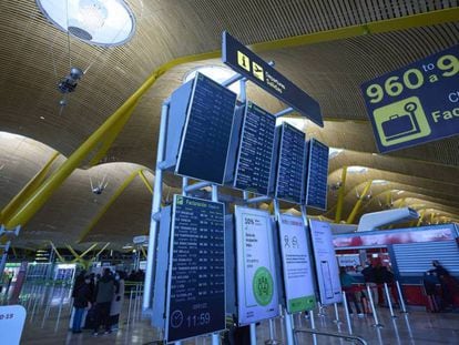 Terminal 4 del aeropuerto Madrid-Barajas el pasado 5 de enero.