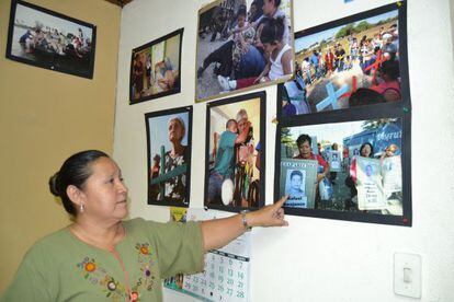 Anita Zelaya, madre de un desaparecido y presidenta de Cofamide.