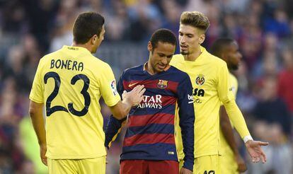 Neymar, en un partido Barça-Villarreal.