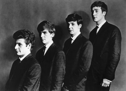 Los Beatles, en una imagen de 1962: desde la izquierda, Pete Best, George Harrison, Paul McCartney y John Lennon.