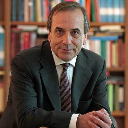 José Antonio Alonso, el pasado lunes, en su despacho del Congreso de los Diputados.