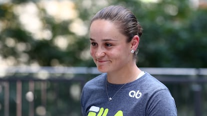 Ashleigh Barty después de comunicar su retirada el pasado marzo.