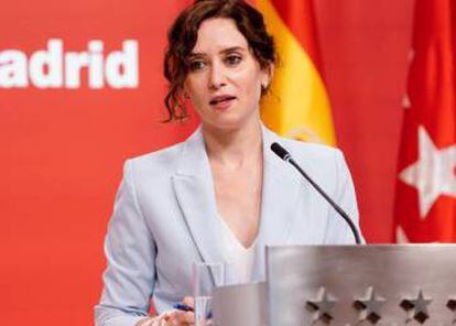Isabel Díaz Ayuso, presidenta de la Comunidad de Madrid.
 