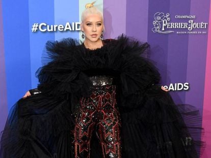 Christina Aguilera en una gala en Los Ángeles el pasado día 10.