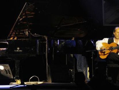 Chick Corea y Paco de Luc&iacute;a en el concierto del Festival Internacional de Jazz de Vitoria. 