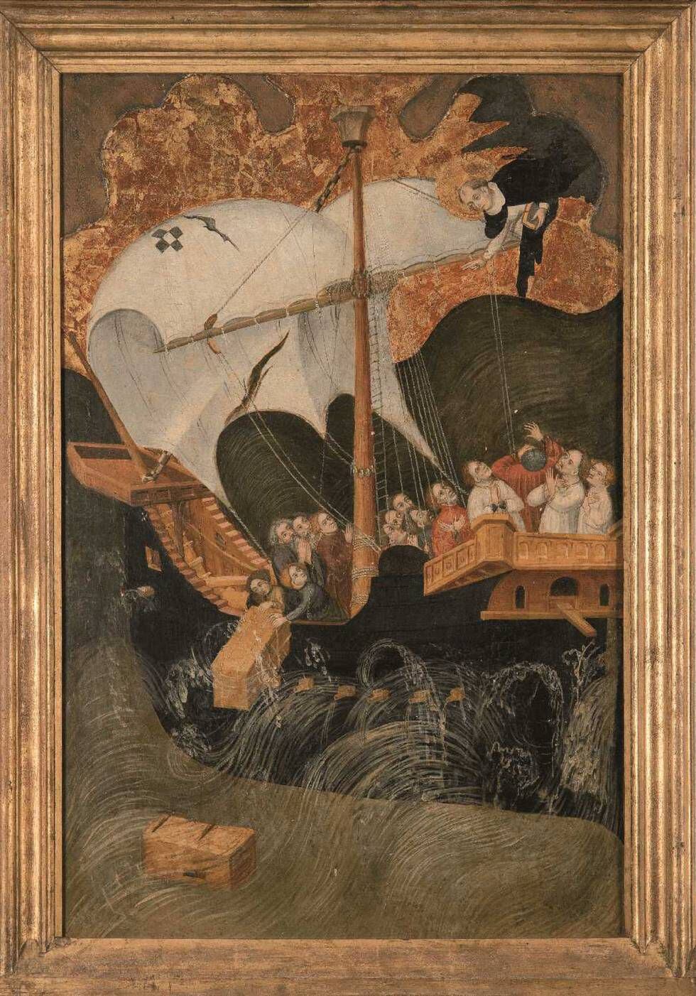 'Sant Pere Màrtir i els nàufrags', de Lluís Borrassà.