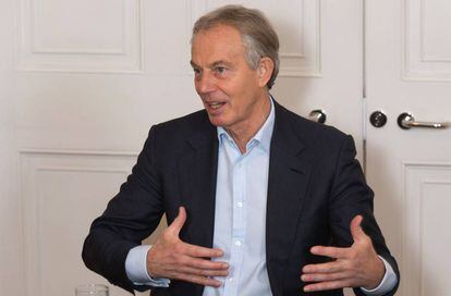 El ex primer ministro brit&aacute;nico Tony Blair.