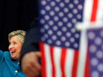 Hillary Clinton, candidata dem&oacute;crata a la presidencia de EE UU.