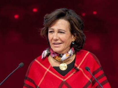 Ana Bot&iacute;n, presidenta de Banco Santander