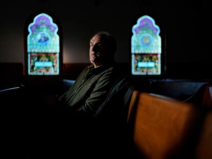 Retrato de Gerald Groff en una iglesia en Lancaster Pensilvania, el 8 de marzo 2023.