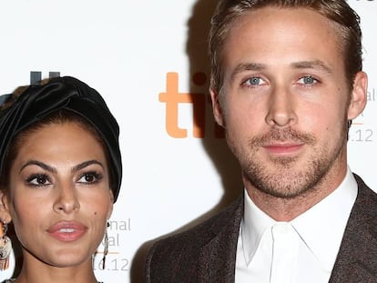 Eva Mendes y Ryan Gosling. 