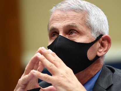 El epidemiólogo de la Casa Blanca Anthony Fauci, en el Congreso.