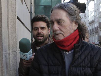 El narcotraficante Sito Miñanco, a su llegada este jueves a los juzgados de Pontevedra.