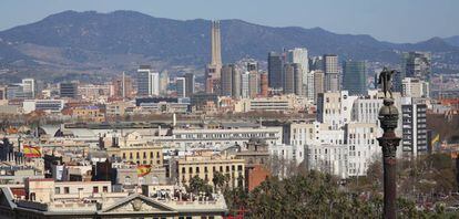 Barcelona vista desde Montjüic.