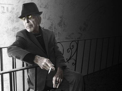 Leonard Cohen, en la portada del disco 'You Want It Darker', el último álbum que publicó en vida.