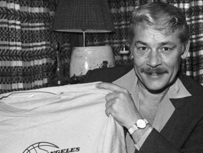 Jerry Buss, en una foto de archivo del 18 de junio 1981. El due&ntilde;o de Los Angeles Lakers, falleci&oacute; el 18 de febrero 2013. 