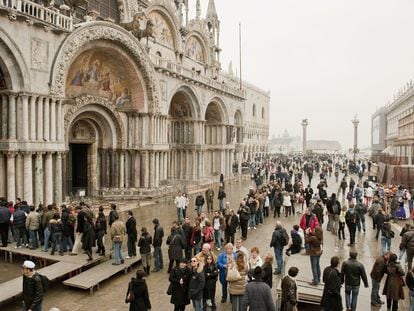 La plaza de San Marcos, en el centro de Venecia.