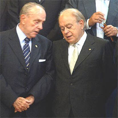 Fraga y Pujol, el 17 de septiembre en un acto con los Reyes.