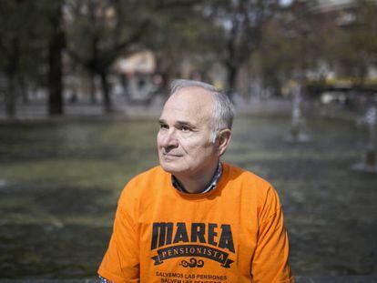 Carlos Tenella, pensionista, este viernes en Barcelona.
