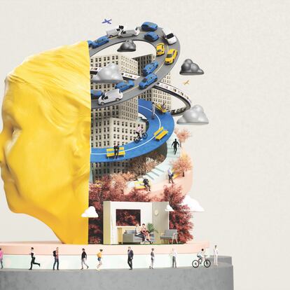 La instalación'La conversación del futuro', de Ikea, tiene como objetivo recoger reflexiones del los visitantes para construir un futuro mejor.