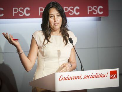 Una imagen de archivo de la portavoz del PSC, Esther Niubó.