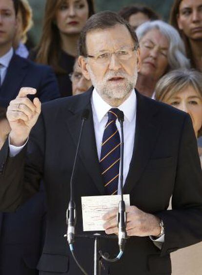Mariano Rajoy, aquest dijous al matí.