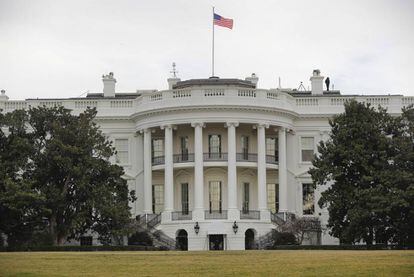 Imagen de la Casa Blanca el pasado mes de febrero.
