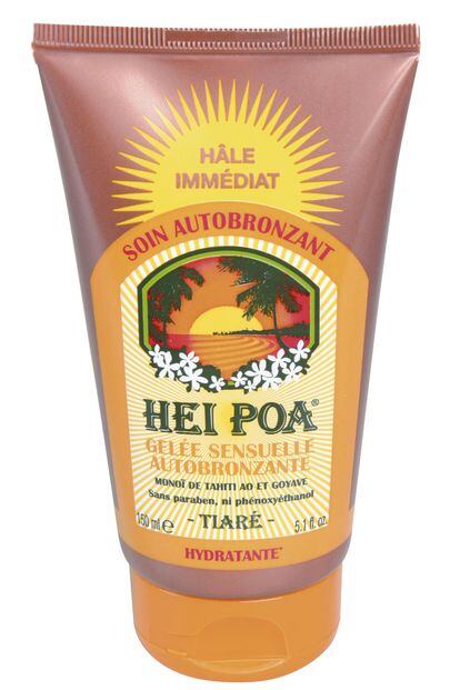 Gel Sensual Autobronceador de Hei Poa (13,60 euros). Un gel autobronceador corporal de rápida absorción y con un delicioso aroma tropical. Deja la piel luminosa y con un bonito tono caramelo.