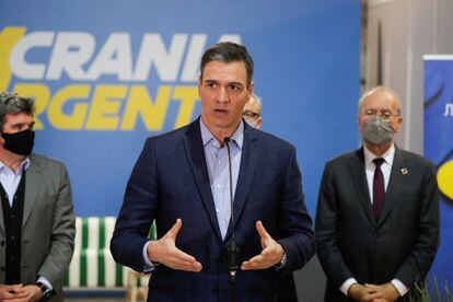 El presidente del Gobierno, Pedro Sánchez, ayer en Málaga.