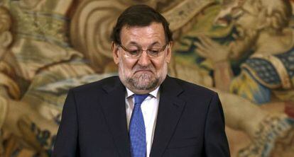 El presidente del Gobierno, Mariano Rajoy, este miércoles.
