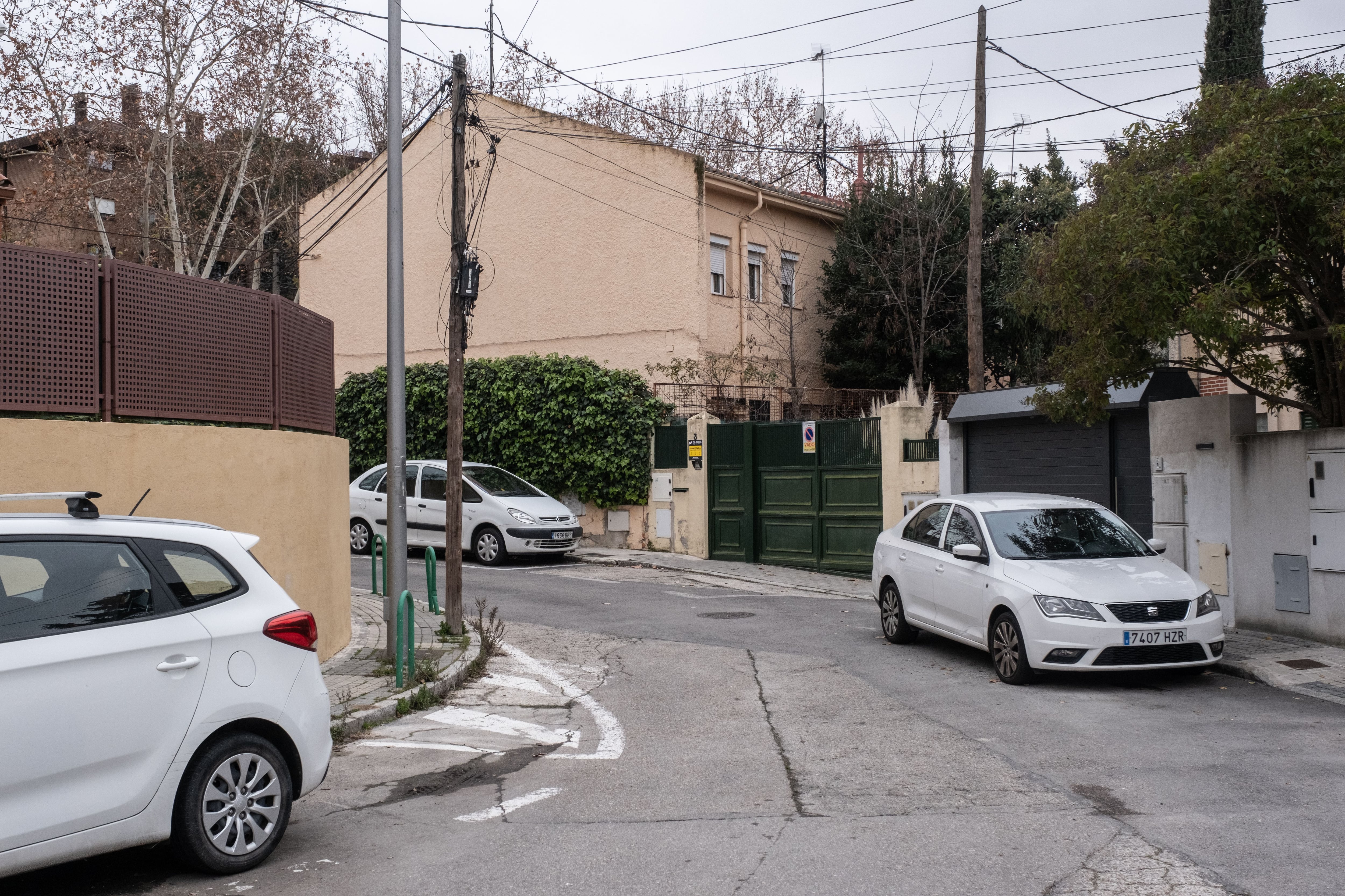 Viviendas unifamiliares en la colonia Santo Ángel.