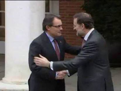 Rajoy y Mas, liados en Moncloa