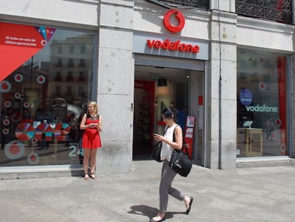 Tienda de Vodafone en Madrid.