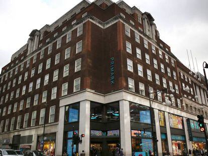 Edificio de Pontegadea en Londres, en Oxford Street, donde está una de las tiendas de Primark