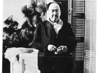 Última foto d'Antonio Machado viu, a l'exili francés de Cotlliure.