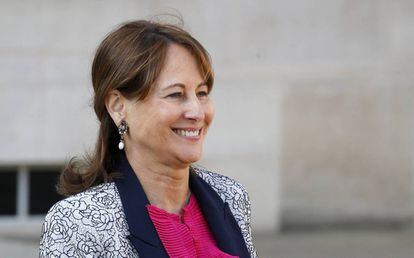 Segolene Royal, ministra de ecolog&iacute;a, desarrollo sostenible y energ&iacute;a.