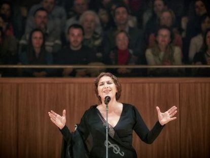 Estrella Morente, en el Auditorio Nacional.