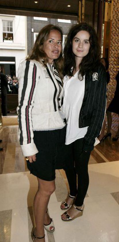 Jade Jagger y su hija, Amba Jackson